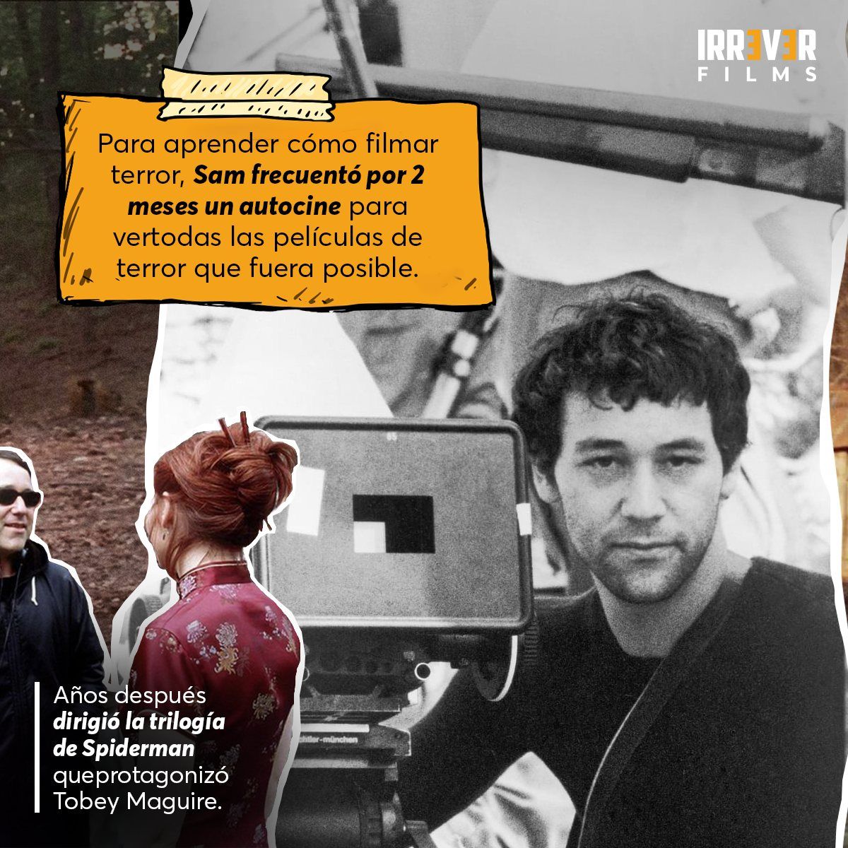 Carrusel Evil Dead para Irrever Films, slide 3: el aprendizaje — diseño publicitario INFINIK STUDIO